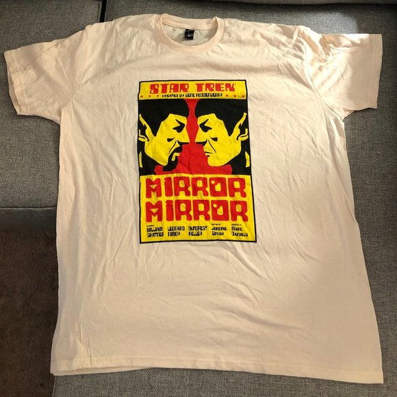 LOOT CRATE Star Trek Spock Nimoy Mirror Mirror T-Shirt NWOT 2XL - Picture 1 of 4